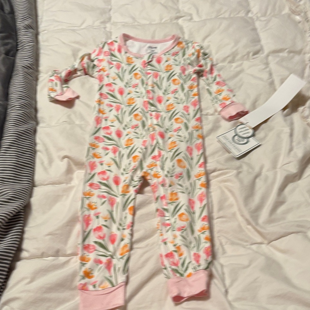 Floral Pink Kids One Piece